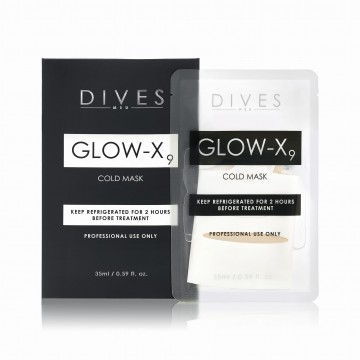 Dives med. Glow X9 Gold Mask (1szt)